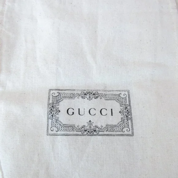 GUCCI Reusable Cotton Canvas Tote Bag Mini / in Cream - Picture 7 of 7